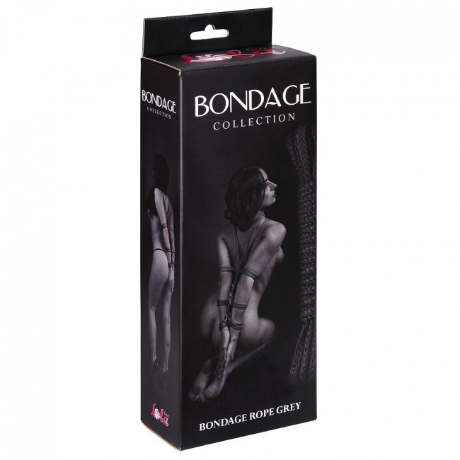 Серая веревка Bondage Collection Grey - 9 м. Серая веревка Bondage Collection Grey - 9 м.